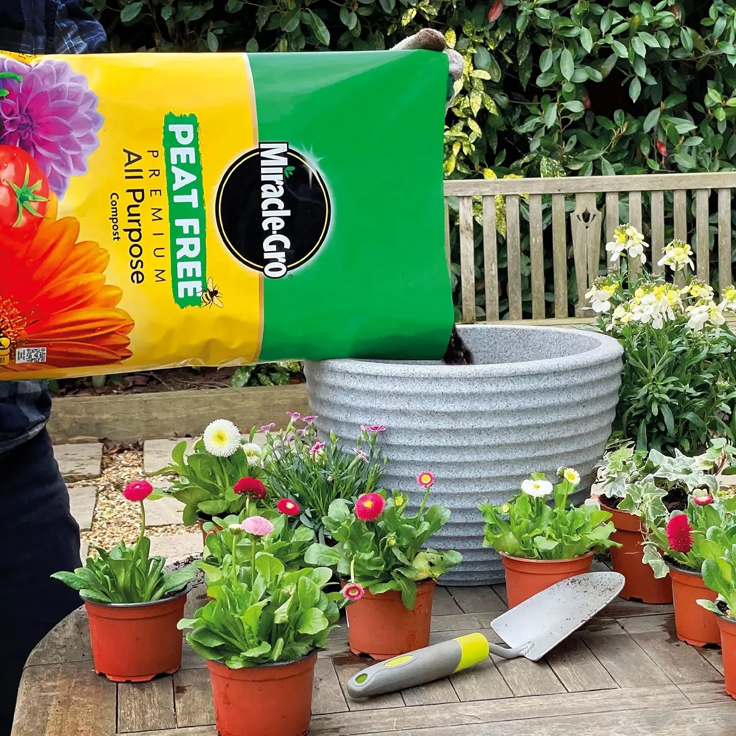 miracle gro peat free compost 40L bag
