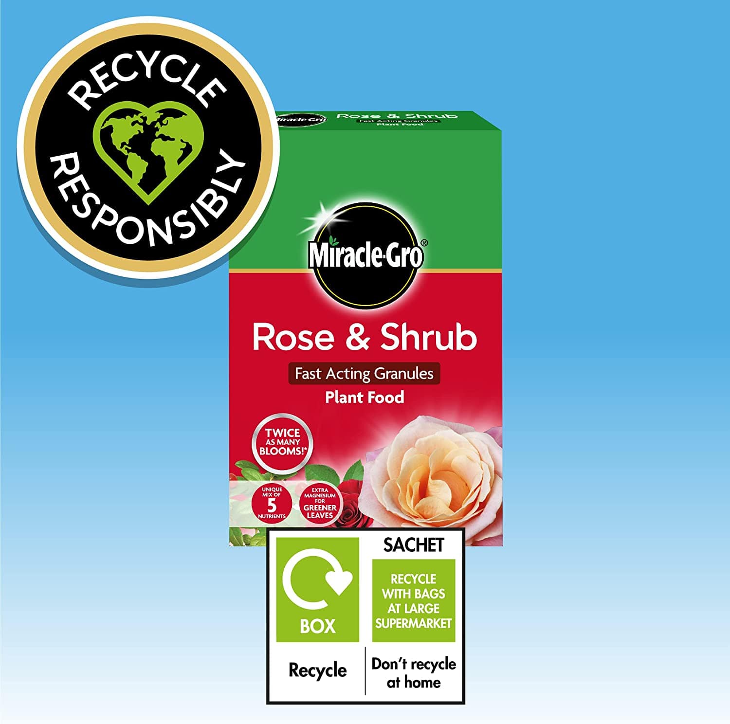 Miracle - Gro® Rose & Shrub Fast Acting Granules Plant Food - FitfitGarden