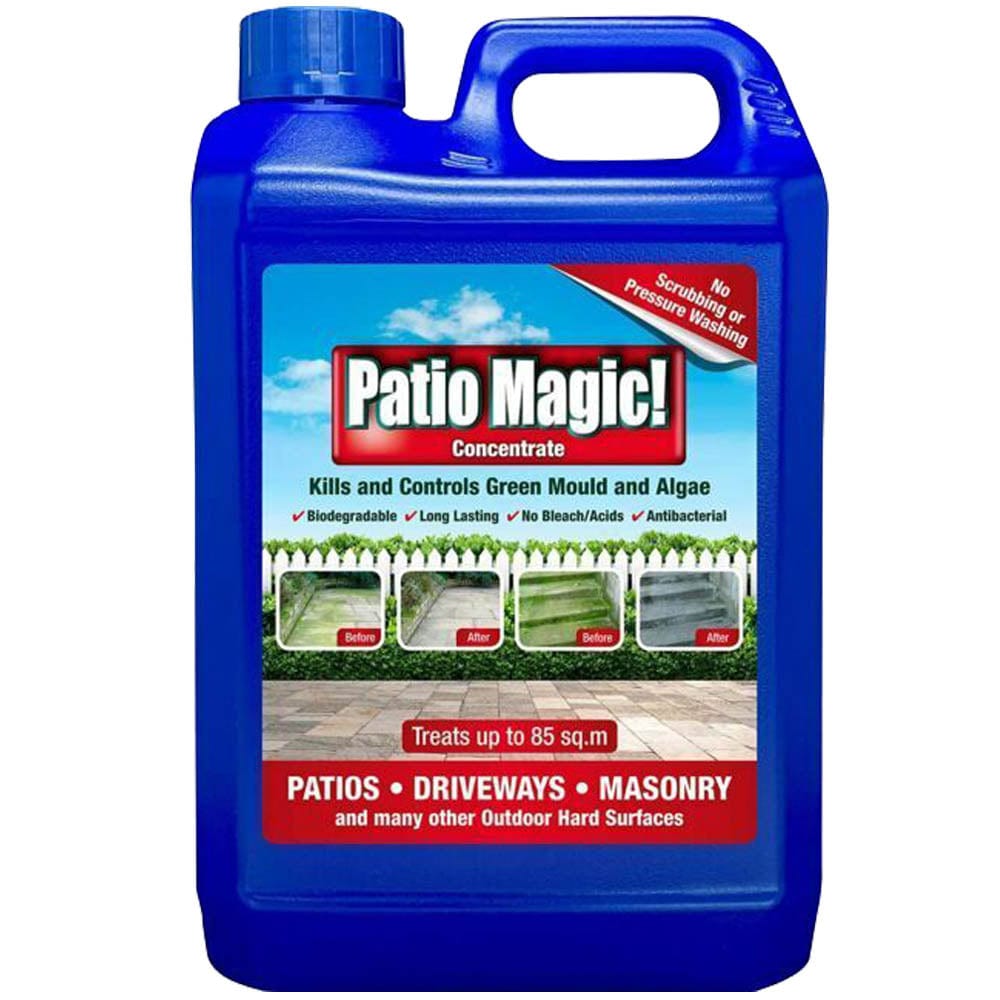 Patio Magic! Concentrate: Ideal for Patios, Paths and Driveways (Kills Algae and Lichens) - FitfitGarden