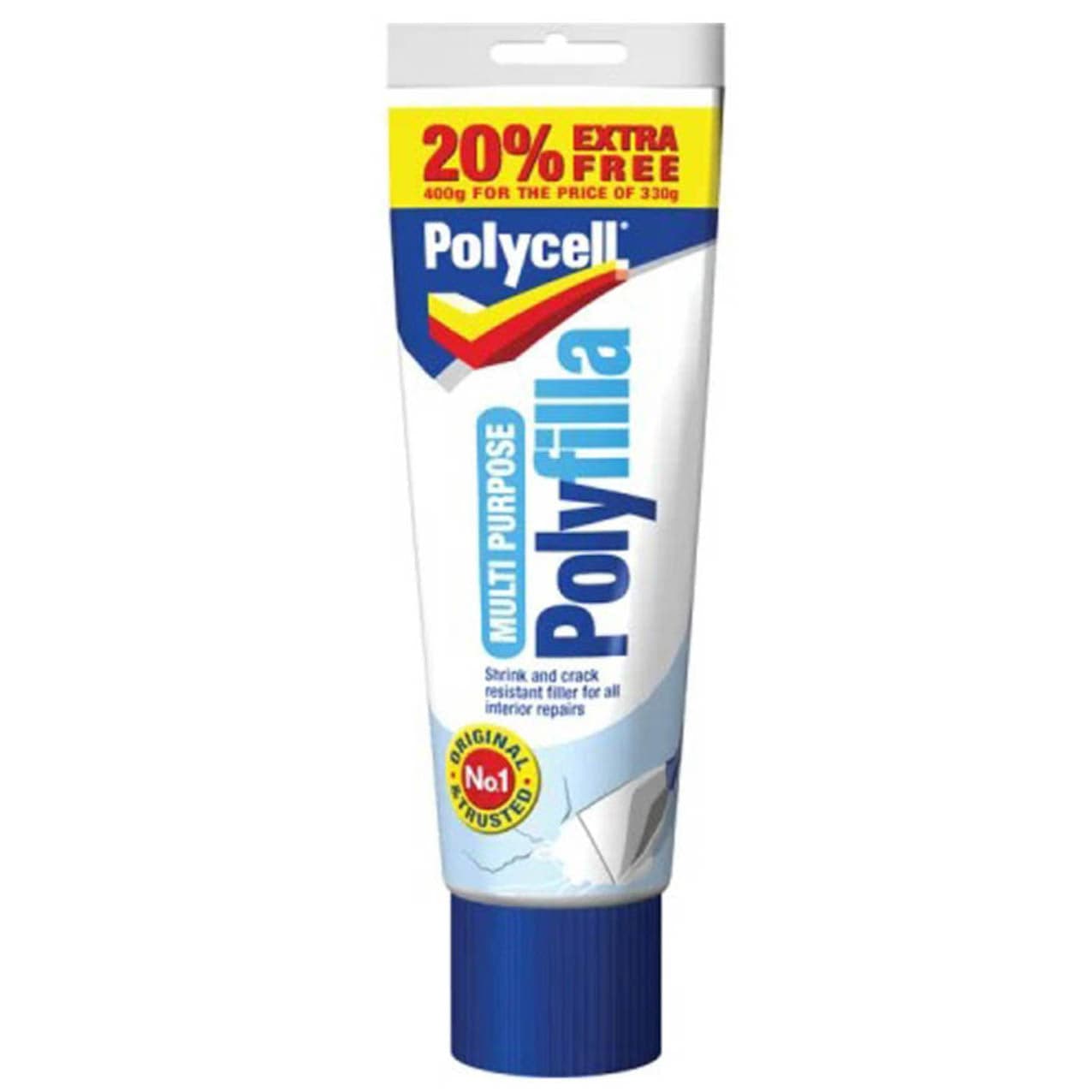 Polycell® 5084955 Multipurpose Polyfilla Ready Mixed 330G + 20% Free - FitfitGarden