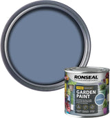 small tin cornflower garden wood paint 250ml