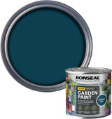 buy ronseal midnight blue wood paint 250ml UK