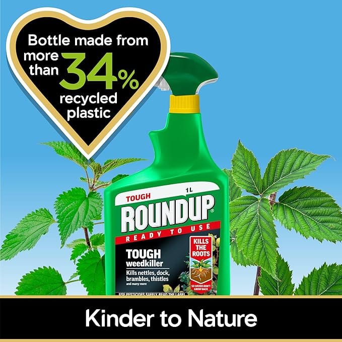 Roundup Tough Weedkiller RTU Spray - 1L - FitfitGarden