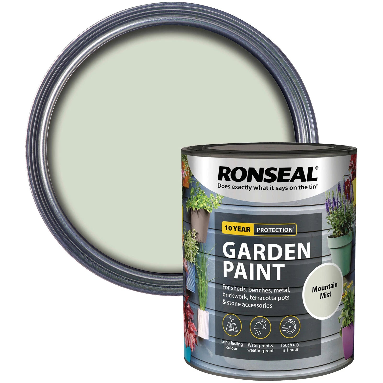 RonsealGarden Paint Mountain Mist 750ml