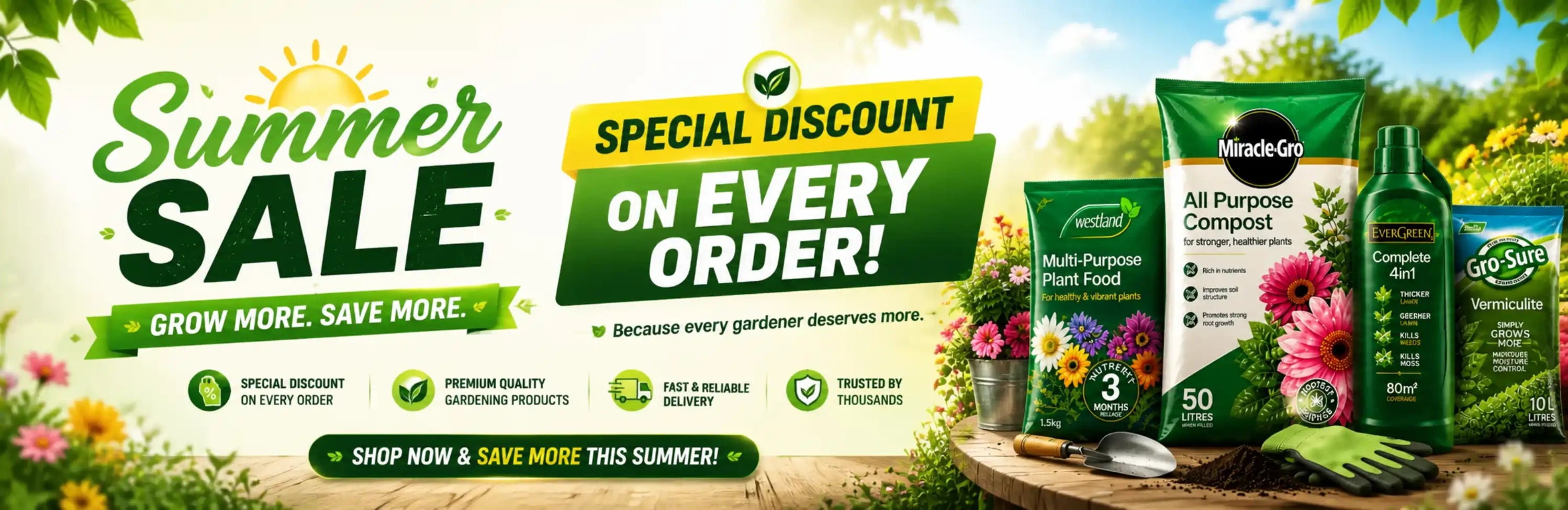 summer sales for garden