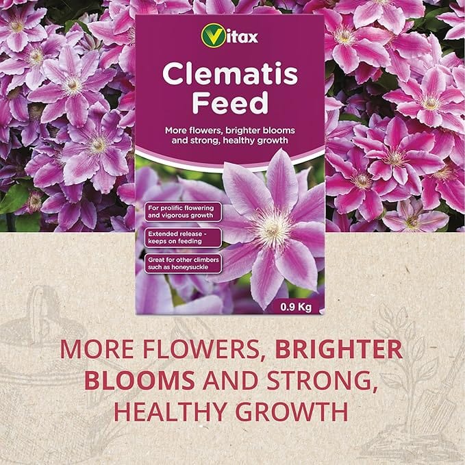 Vitax Clematis Feed Fertiliser, 0.9kg