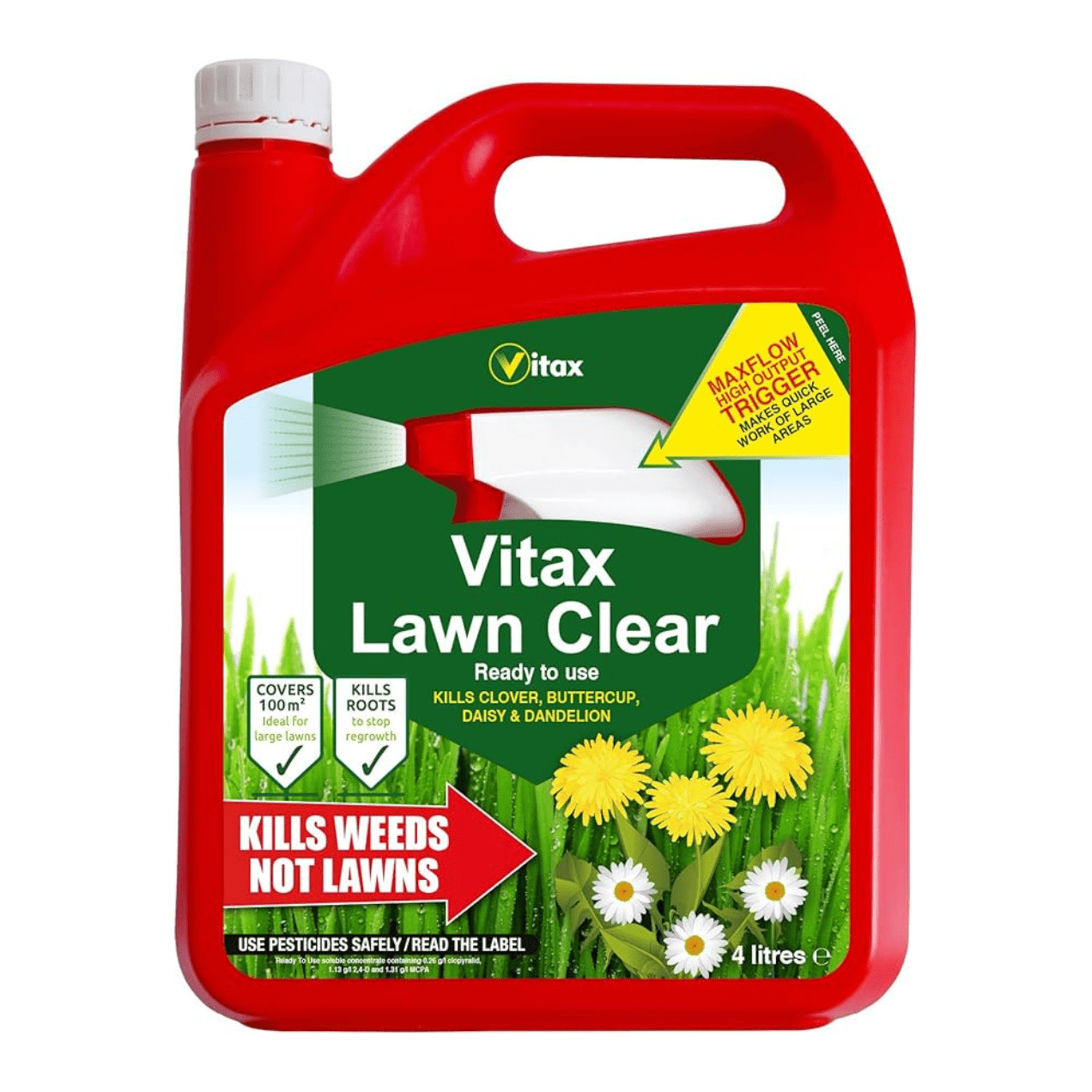 Vitax Lawn Clear RTU Weed Killer – 4L - FitfitGarden