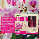 vitax orchid drip feed mini bottles 10 pack