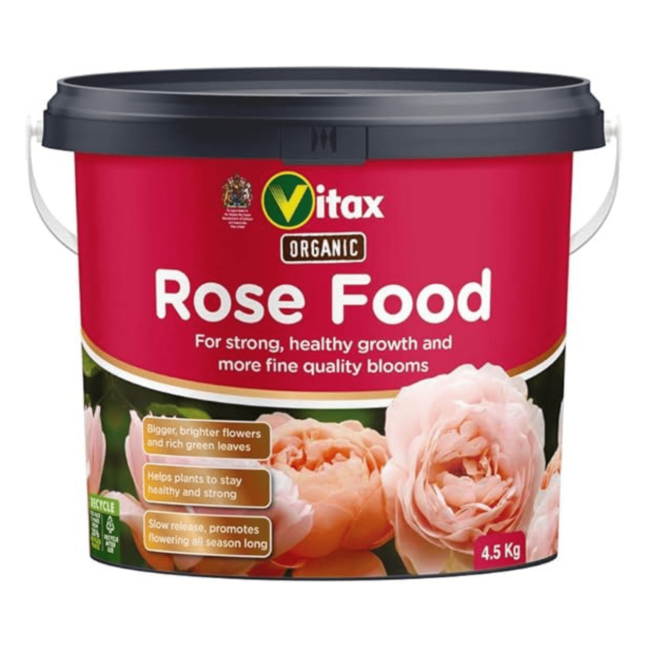 Vitax Organic Rose Food, 4.5kg Tub - FitfitGarden