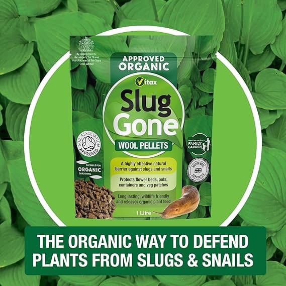 Vitax Slug Gone Wool Pellets 1L - FitfitGarden