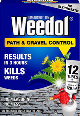 Weedol Path & Gravel Concentrated Weed Killer Liquid Concentrate 6 Tubes