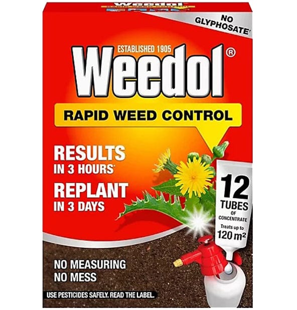 Weedol® Rapid Concentrated Weed Killer 12 Tubes - FitfitGarden