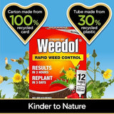 Weedol Rapid Concentrated Weed Killer 12 Tubes