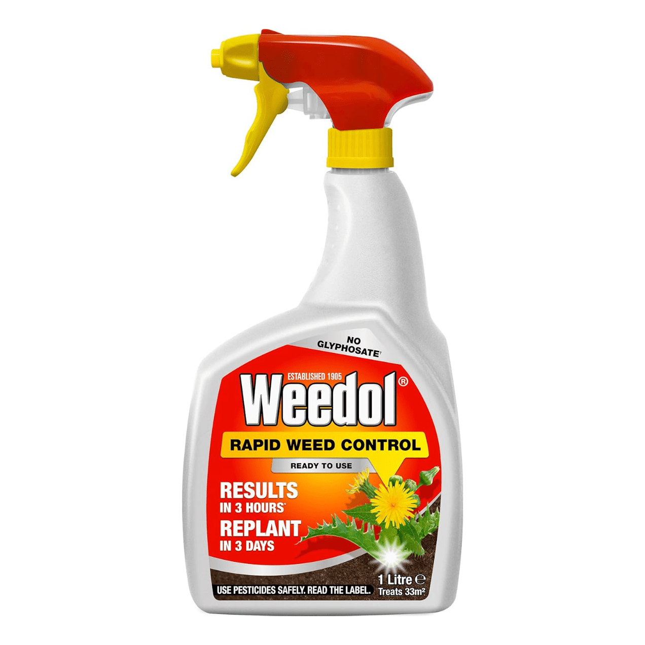 Weedol Rapid Weedkiller, Ready To Use, 1L - FitfitGarden