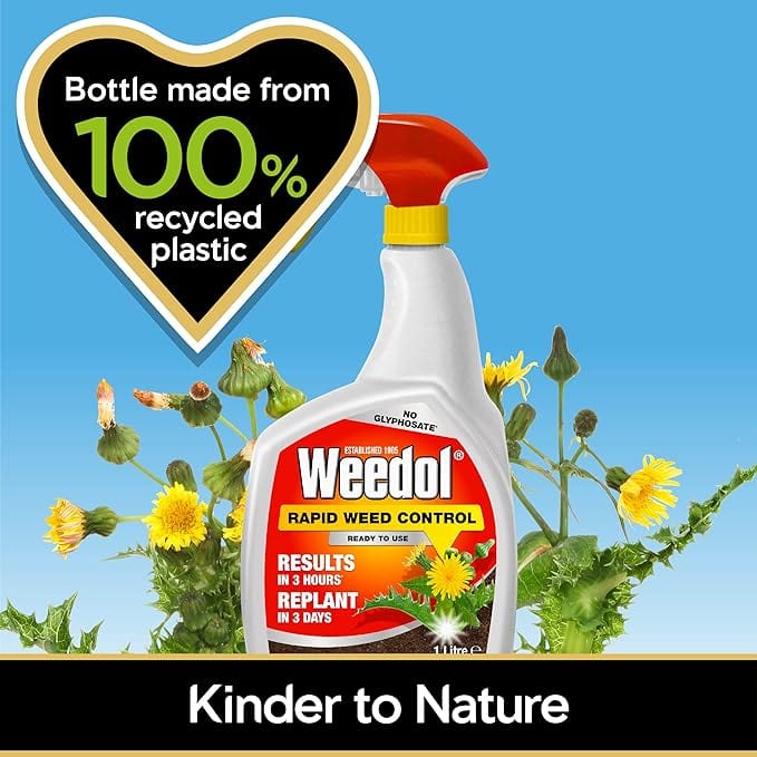 Weedol Rapid Weedkiller, Ready To Use, 1L - FitfitGarden
