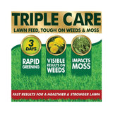 Westland Herbicide Free Triple Care Lawn Feed, Tough On Weeds & Moss, 350qm Bag