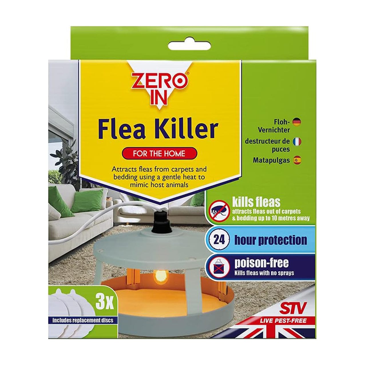 Zero In® Flea Killer Trap - FitfitGarden
