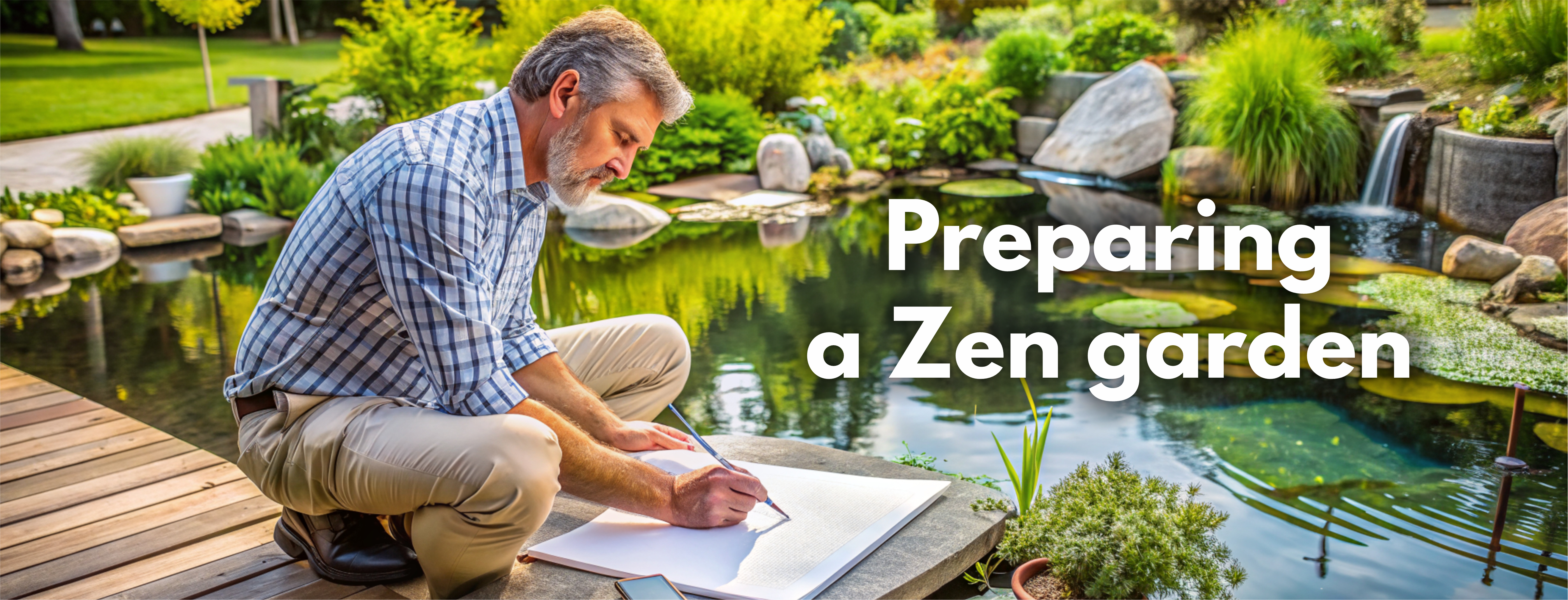 Preparing a Zen garden