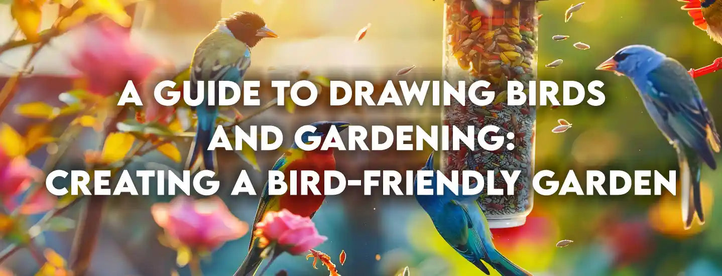 A Guide to Drawing Birds and Gardening: Creating a Bird-Friendly Garden
