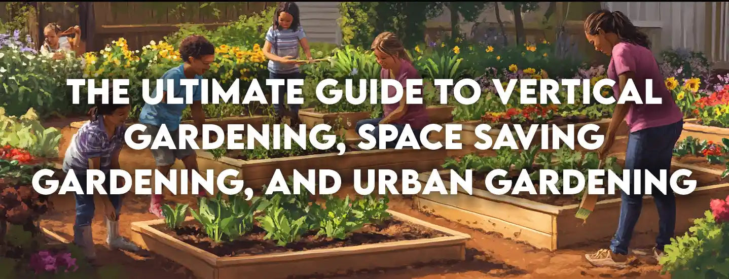 The Ultimate Guide to Vertical Gardening, Space Saving Gardening, and Urban Gardening