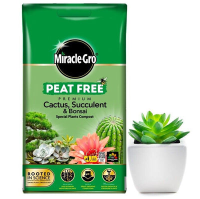Miracle-Gro® Peat Free Premium Cactus & Bonsai Compost