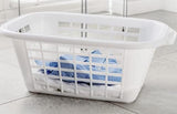 Addis Rectangular Laundry Basket, White