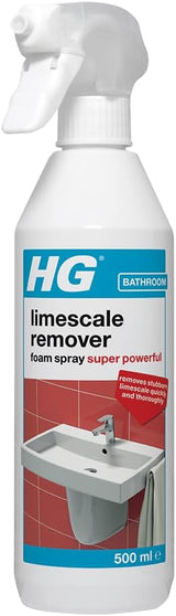 HG Limescale Remover Foam Spray - Powerful Bathroom Cleaner (500ml)
