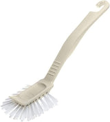 Addis Jumbo Dish Brush with Scraper, Linen