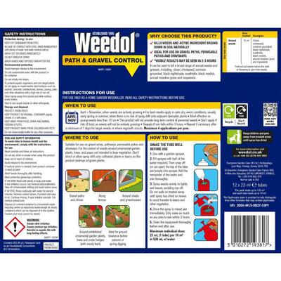 Weedol Pathclear Weedkiller 12 tube- Weedol® Pathclear™ Gravel Control Weed Killer Tubes