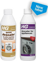 HG Descaler for Appliances, limescale remover for kettles, coffee machines, and washing machines