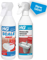 HG Limescale Remover Foam Spray - Powerful Bathroom Cleaner (500ml)
