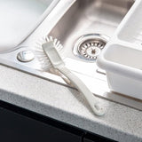 Addis Jumbo Dish Brush with Scraper, Linen