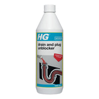HG Drain and Plug Unblocker - Liquid Cleaner (1000ml)