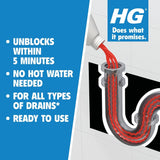 HG Drain and Plug Unblocker - Liquid Cleaner (1000ml)