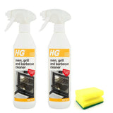 HG Oven Cleaner Spray - Pack of 2 (2x 500ml)