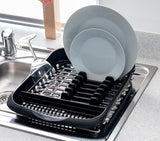 Addis Soft Black Dish Draining Rack