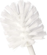Addis Round Toilet Brush with Holder, White