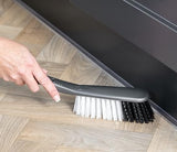 Addis Dustpan and Stiff Brush Set, Black