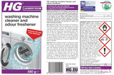 HG Washing Machine Cleaner & Odour Freshener, 550g
