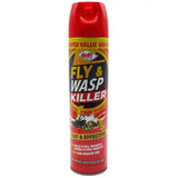 Doff Fly & Wasp Killer spray can on a white background
