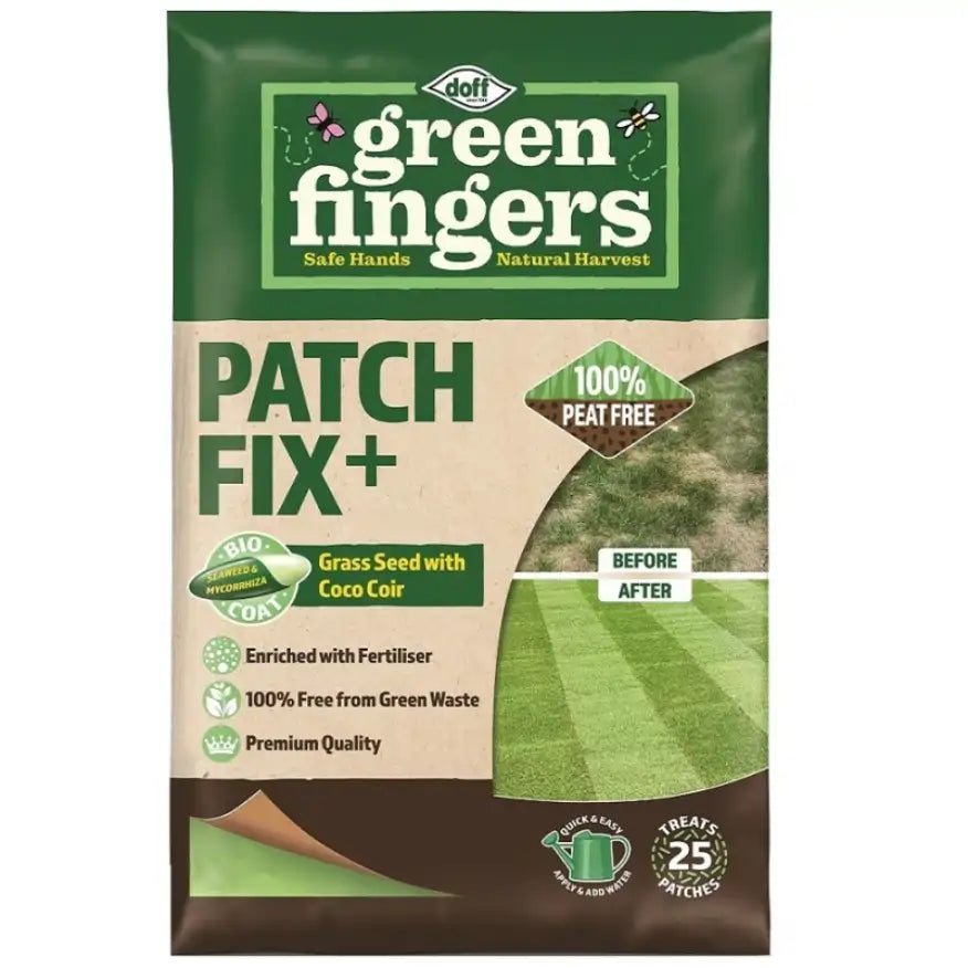 Green Fingers Patch Fix+ grass seed