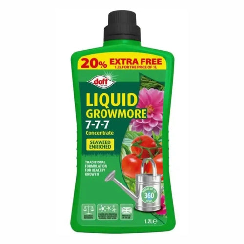 Doff Liquid Growmore 7-7-7 fertilizer bottle 