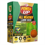 Doff Power Up All Weather Lawn Seed packaging 