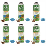 Multiple bottles of Doff Slug & Snail Killer with snail and slug illustrations 