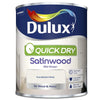 Dulux Pure brilliant white Satinwood Metal & wood paint, 750ml
