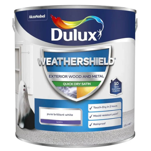 Dulux Weathershield Satinwood Exterior Metal & wood paint 
