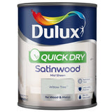 Dulux® Pure brilliant white Satinwood Metal & wood paint, 750ml