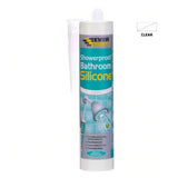 Everbuild Showerproof Bathroom Silicone Clear