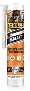 Gorilla All Conditions Sealant Silicone White 295ml