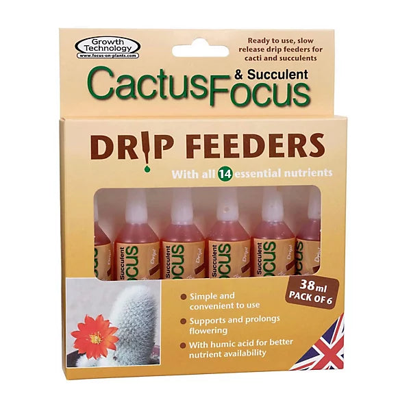 Growth Technology Cactus Focus Drip Feeders 38ml - 6 pk